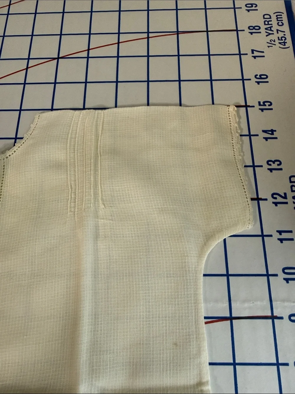 Antique c1920s Handmade Baby Shirt Hand Embroidery Pintucks Heirloom Sewing
